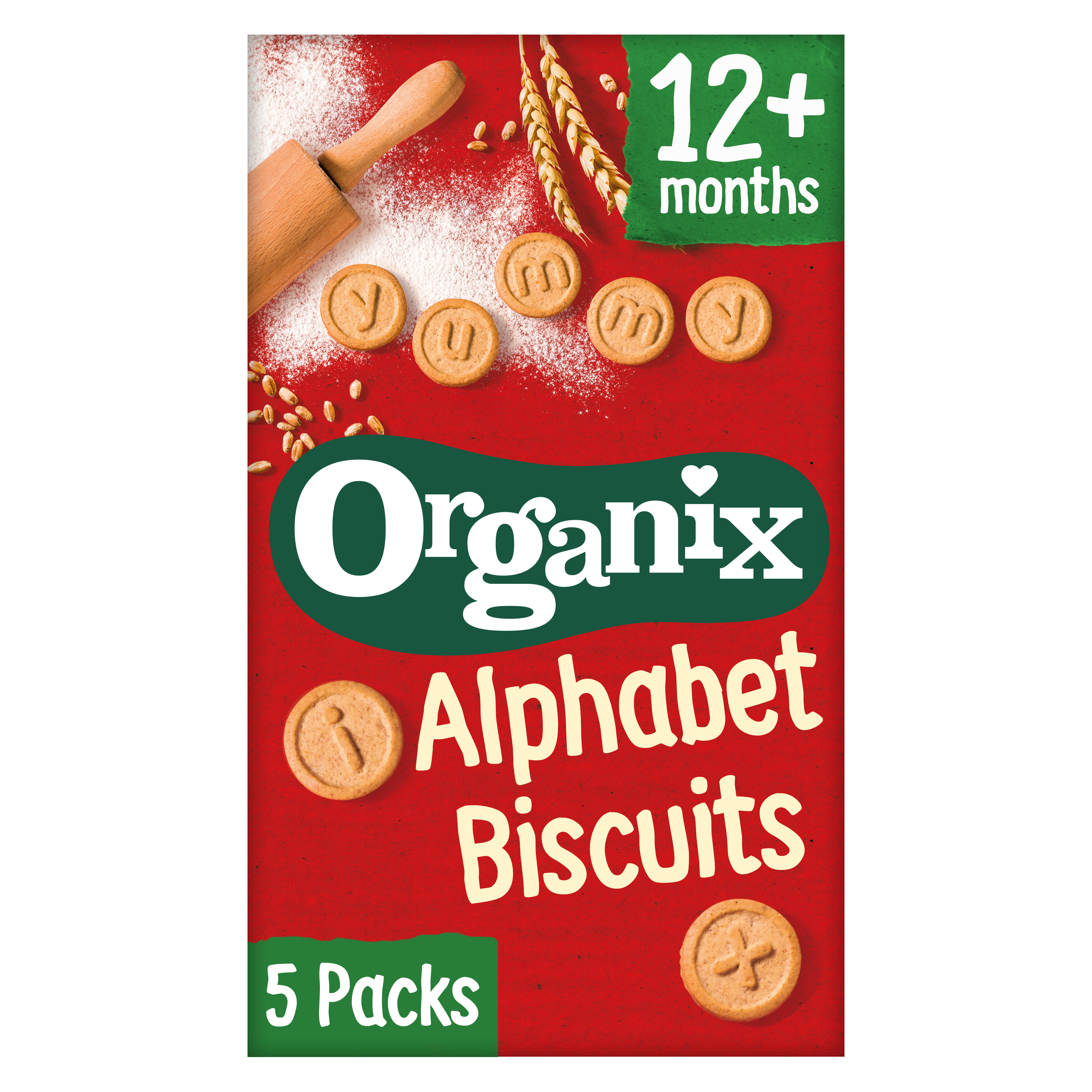 Organix Alphabet Biscuits 25g